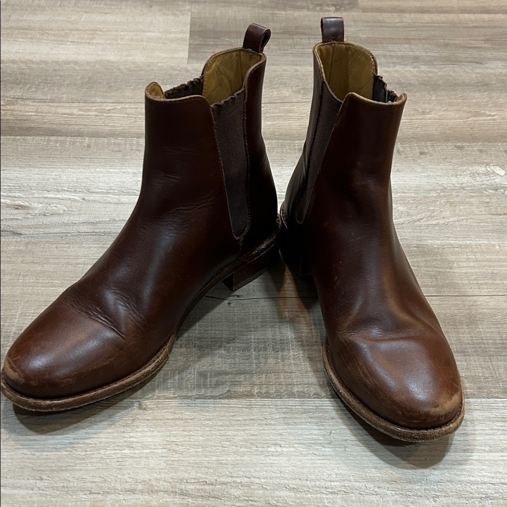 Sezane Brown Ankle Boots